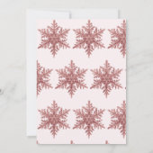 Invitation Baby shower fille de Parties scintillant rose peti (Dos)