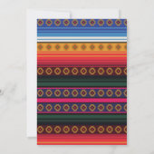 Invitation Baby shower Fille Floral Mexicain tendance (Dos)