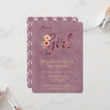 Baby Shower Fille Florale