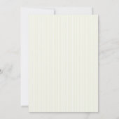 Invitation Baby Shower Fille Garçon Matcha (Dos)