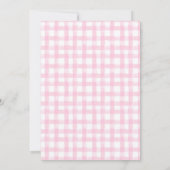 Invitation Baby Shower Fille Golf Let's Par-Tee Heure de Tee (Dos)
