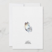 Invitation Baby shower Fille libellule (Dos)