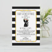 Invitation Baby shower Fille Par La Poste Distancing Social S (Debout devant)