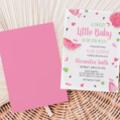 Invitation Baby Shower Fille Pastèque