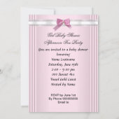 Invitation Baby shower Fille Pink Baby Teacup Cupcake 4a (Dos)