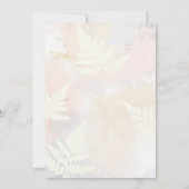 Invitation Baby shower Fille Rose Blush (Dos)