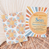 Invitation Baby-Shower Fille Sunshine