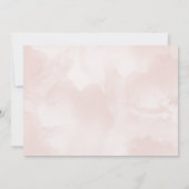 Invitation Baby shower Filles Ours Teddy (Dos)