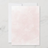 Invitation Baby shower flamand floral tropical (Dos)