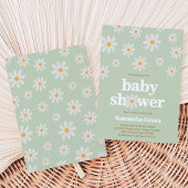 Invitation Baby Shower Fleur de Daisy