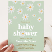 Invitation Baby Shower Fleur de Daisy