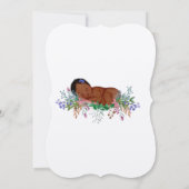 Invitation baby shower Fleur de naissance Juillet  (Dos)