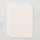 Invitation Baby Shower Fleur Sauvage (Dos)