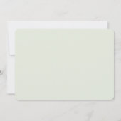 Invitation baby shower fleur sauvage à ressort fleuri délicat (Dos)