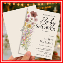 Baby shower fleur sauvage Boho