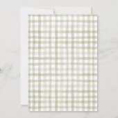 Invitation Baby shower Fleur sauvage Boho Fall (Dos)