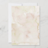 Invitation Baby shower Fleur sauvage Boho Minimalist Daisy (Dos)