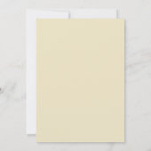 Invitation Baby shower Fleur sauvage de  d'aquarelle Maman To (Dos)