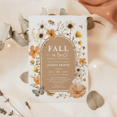 Invitation Baby shower Fleur sauvage de Earthy Fall