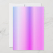 Invitation Baby shower Fleurs de cactus (Dos)