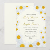 Invitation Baby shower Fleurs de marais (Devant / Derrière)