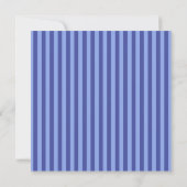 Invitation Baby Shower Fleurs d'Hydrange Bleues (Dos)