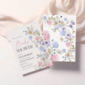 Invitation baby shower | Fleurs Pastel