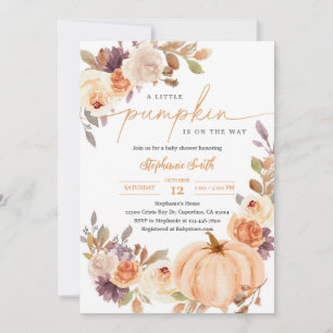 Invitation Baby Shower Floral