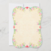 Invitation Baby shower floral (Dos)