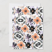 Invitation Baby shower floral (Dos)