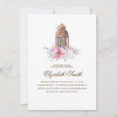 Invitation Baby shower Floral (Devant)