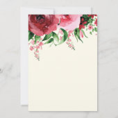 Invitation baby shower Floral (Dos)