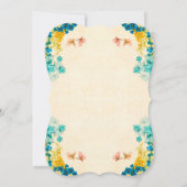 Invitation Baby shower floral (Dos)