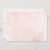 Invitation Baby shower floral blanc et blanc (Dos)