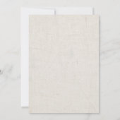 Invitation Baby shower floral bleu de chien de Taureau de (Dos)