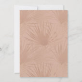 Invitation Baby shower Floral Bohème moderne (Dos)