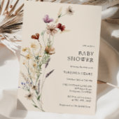 Invitation Baby shower Floral Boho