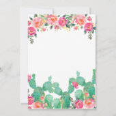 Invitation Baby shower floral Cactus Taco Bout Baby (Dos)