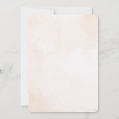 Invitation Baby shower Floral Citrouille Polka Dot (Dos)