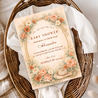Baby Shower Floral Cowgirl Occidental