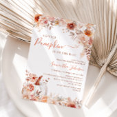 Invitation Baby shower floral de Little Citrouille Fall