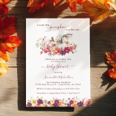 Invitation Baby shower floral de Little Citrouille Fall