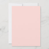 Invitation Baby shower floral de printemps (Dos)