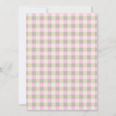 Invitation Baby shower floral de printemps dynamiq (Dos)