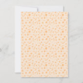 Invitation Baby shower floral délicieux (Dos)