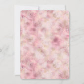 Invitation Baby shower floral en fleurs de cerisiers (Devant)