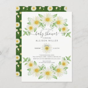 Invitation Baby shower Floral Fraîché