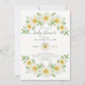 Invitation Baby shower Floral Fraîché (Devant)