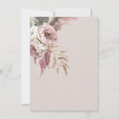 Invitation Baby shower Floral Highland Cow (Dos)