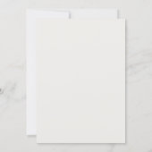 Invitation Baby Shower Floral Lapin (Dos)